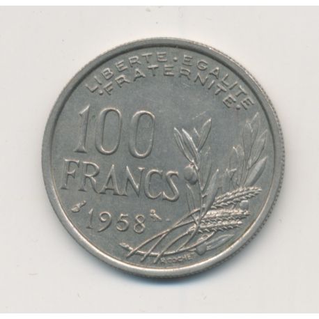 100 Francs Cochet - 1958 Chouette