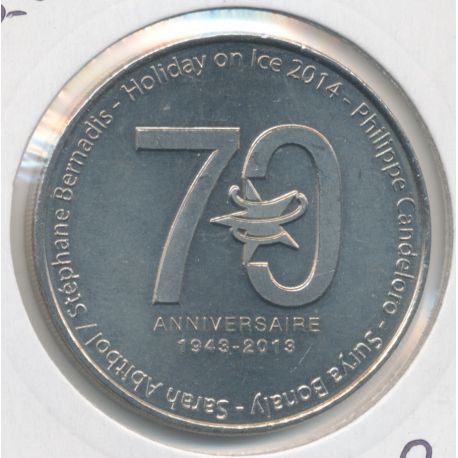 Dept7509 - Holiday on ice - 2014 - 70e anniversaire - couleur argent - Paris