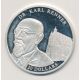 Libéria - 20 Dollars 2002 - Dr Karl Renner - argent BE