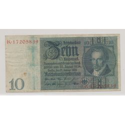 Billet - Allemagne - 10 Reichsmark - 1929