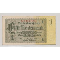 Billet - Allemagne - 1 Rentenmark - 1937