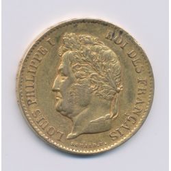 Louis Philippe I - 40 Francs Or - 1836 A Paris