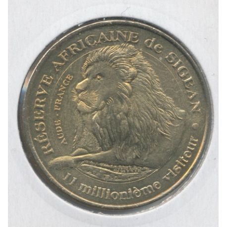 Dept11 - Réserve africaine Sigean N°12 - le lion - 2010 - 11 millionième visiteur