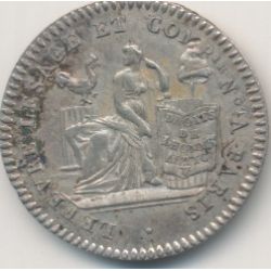Monnaie de confiance - 10 Sols 1792 - AN 4 Liberté 