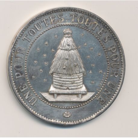 Médaille - Société d'Apiculture de la Meuse - argent - Une pour toutes, toutes pour une