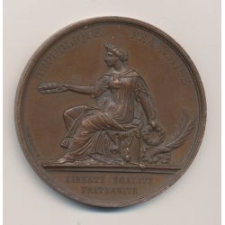 Médaille - Exposition internationale des beaux arts et de l'industrie - Londres 1872 - cuivre