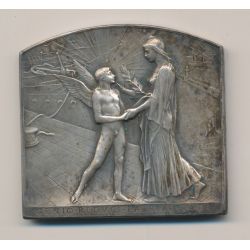 Médaille - Exposition internationale de chicago - 1893 - bronze argenté - Roty