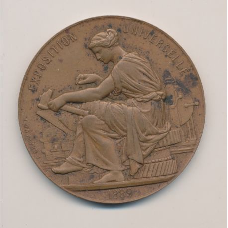 Médaille - Exposition Universelle - 1889 - Louis Bottée - Bronze