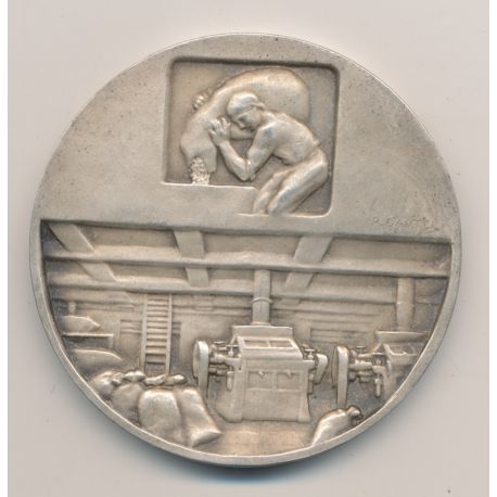 Médaille - Association de la meunière Française - 1933/1958 - bronze argenté