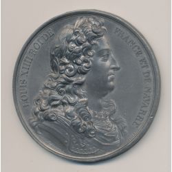 Médaille - Louis XIV Commémorations  - étain 