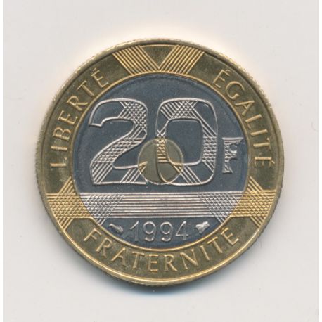 20 Francs Mont st michel - 1994 - abeille