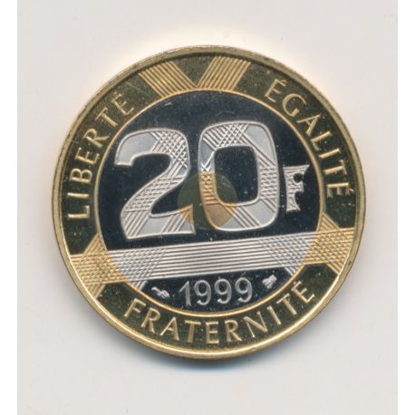 20 Francs Mont st michel - 1999 - Belle épreuve