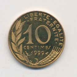 10 Centimes Marianne - 1999 - Belle épreuve