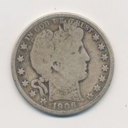 Etats-Unis - 1/2 Dollar - 1906