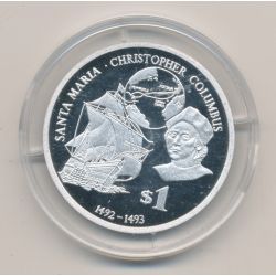 Fidji - 1 Dollar 2010 - Christophe Colomb