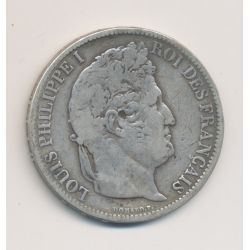 5 Francs Louis philippe I - 1831 H La rochelle - Tranche en relief