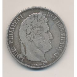 5 Francs Louis philippe I - 1834 H La rochelle - Tranche en relief