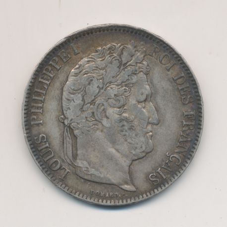 5 Francs Louis philippe I - 1834 T Nantes - Tranche en relief