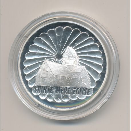 100 Francs - Sainte mère l'église - 1994 - argent BE