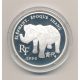 10 Francs - 1,5 Euro - Éléphant époque shang - 1996 - argent BE