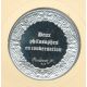 Médaille N°34 - Deux Philosophes en conversation - Trésors de Rembrandt - argent