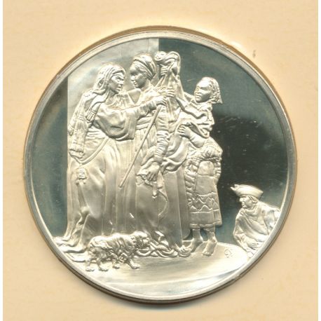 Trésors de Rembrandt - Médaille N°49 - La Visitation - argent