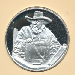 Trésors de Rembrandt - Médaille N°40 - Portrait de Cornelis Claez - argent
