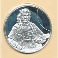 Trésors de Rembrandt - Médaille N°44 - Autoportrait - argent