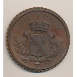 Médaille - Concours régional de 1886 - Évreux - bronze