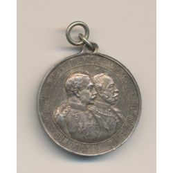 Médaille - Jubilé Wilhelm I et II - 1860-1910