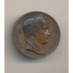 Médaille - Napoléon le grand et napoléon III - bronze