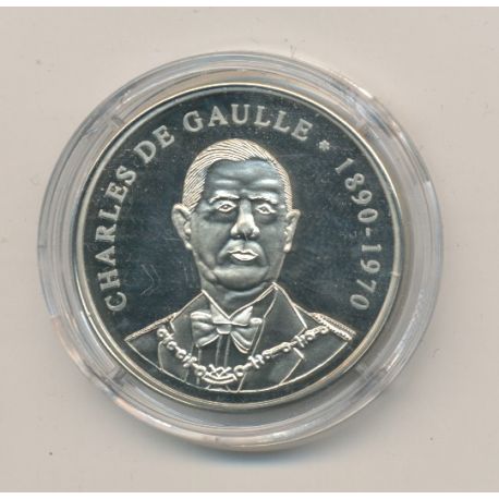 Médaille - Charles De Gaulle - Président de la République - 1890-1970