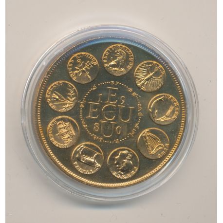 Ecu EUROPA - 1980 - bronze