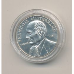 Médaille - François Mitterrand - argent - 1981 - 21mm - sans certificat