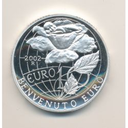 St Marin - 10 Euro  2002 - argent Belle épreuve