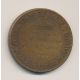 Médaille - Ville de paris - École de dessin - 1ère année géométrie - 1909 - bronze