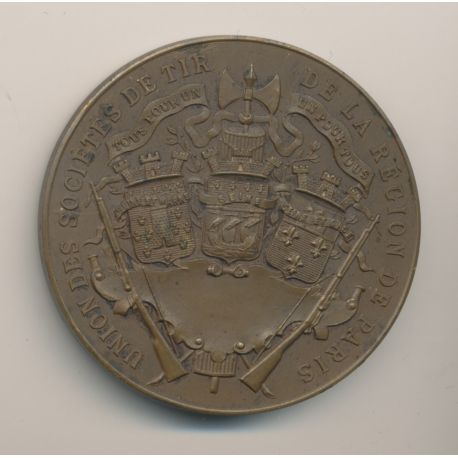 Médaille - Ville de paris - Société de tir - bronze