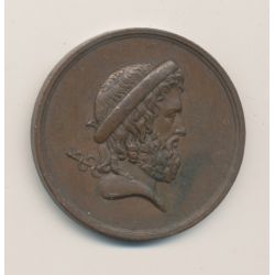 Médaille - Ville de Paris - Société médicale - 2e arrondissement - cuivre
