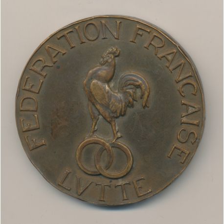 Médaille - Fédération Française de Lutte - bronze