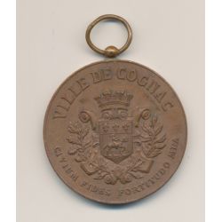 Médaille - Ville de cognac - Gymnastique - 1894 - bronze 