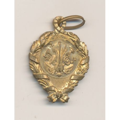 Médaille - Souvenir concours de musique - Lons le saunier - 1874 - laiton