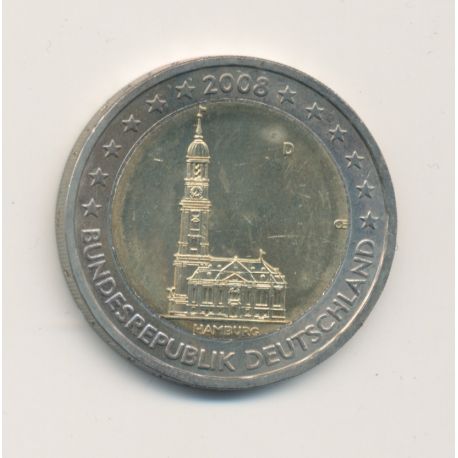  2€ Allemagne 2008 - Hambourg