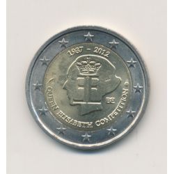 2 Euro Belgique 2012 - 75e anniversaire Concours musical Reine Elisabeth