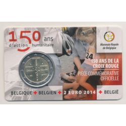 Coincard - 2 Euro Belgique - 2014 - 150 ans croix rouge
