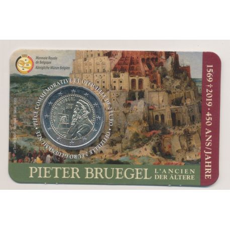 Coincard - 2 Euro Belgique 2019 - Pieter Bruegel - L'ancien der altere