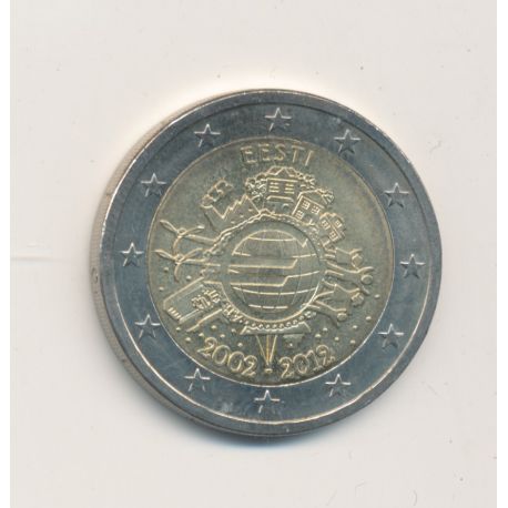 2€ Estonie 2012 - 10 ans de l'euro