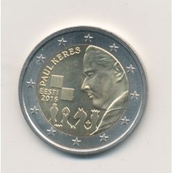 2€ Estonie 2016 - Paul Keres