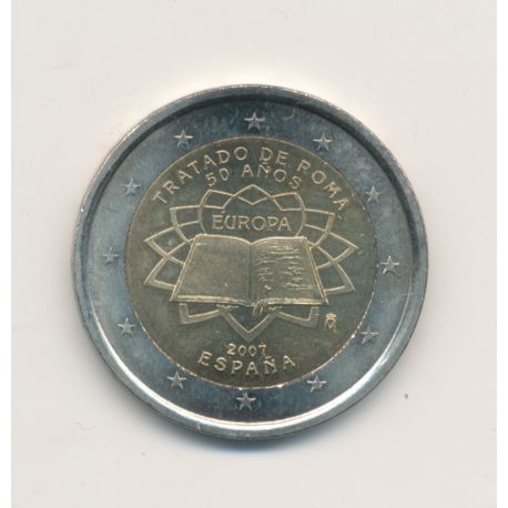 2€ Espagne 2007 - Traité de Rome