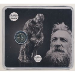2 Euro 2017 - 100 ans Rodin - le penseur - Brillant universel