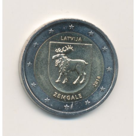 2€ Lettonie 2018 - région Zemgale 